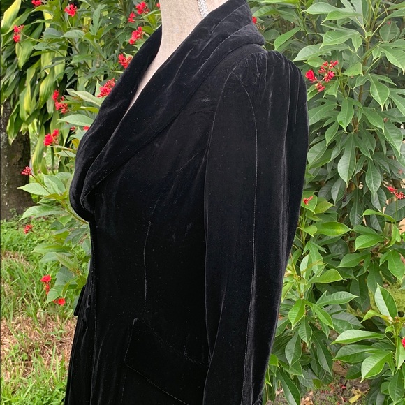 Twenty8Twelve by S. Miller Black Velvet Jacket Size 2 - Picture 8 of 17